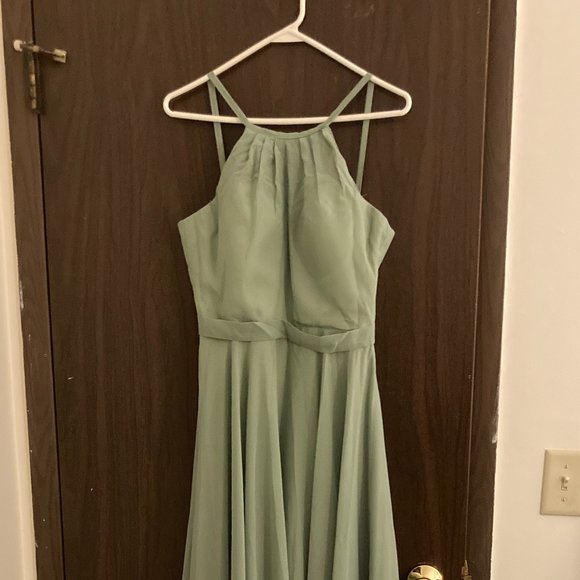 Dresses Sage Green Maxi Bridesmaid Dress Poshmark